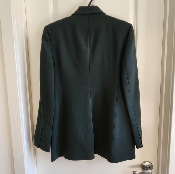 Zara Asymmetrical Green Blazer- Small - Picture 4 of 10